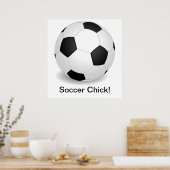 Poster "Soccer Chick" (Küche)