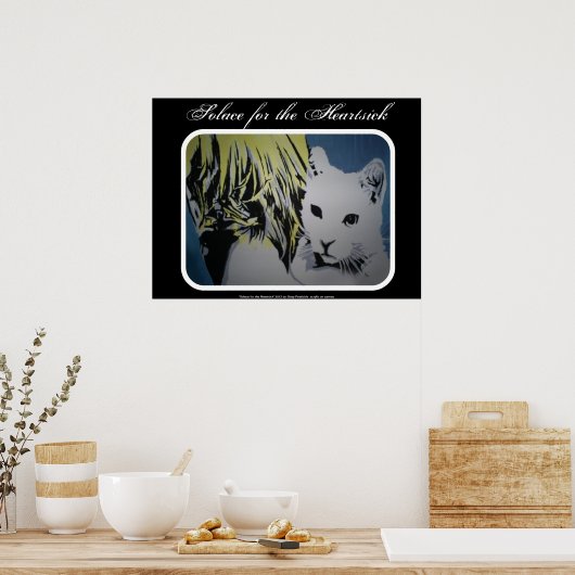 Poster "Solace for Heartsick" (Küche)