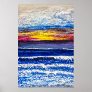 Poster - Sonnenaufgang am Meer