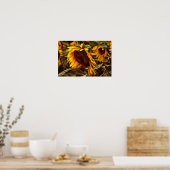 Poster Sonnenblume Eleganz (Küche)