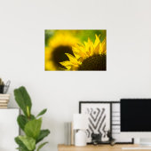 Poster Sonnenblume Eleganz (Heimbüro)