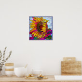 POSTER: Sonnenblumenschiff Poster (Küche)