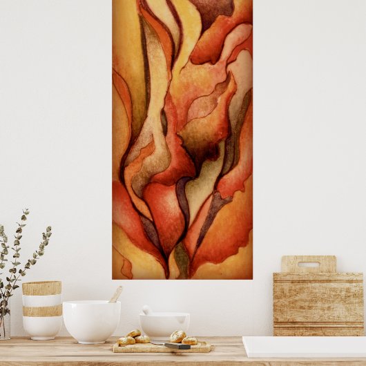 Poster-Sonoran Wüste Sunset Poster (Küche)