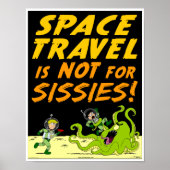 Poster "SPACE TRAVEL" Herbstsee (Vorne)