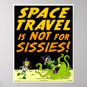 Poster "SPACE TRAVEL" Herbstsee