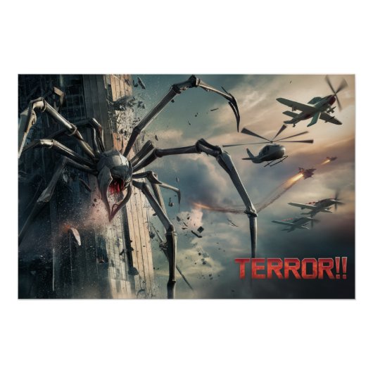 Poster Spider Terror (Vorderseite)