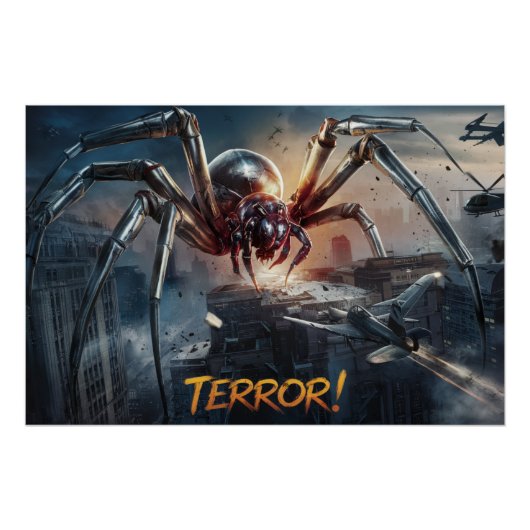 Poster Spider Terror 10 (Vorderseite)