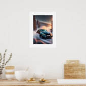 Poster-Sportwagen Poster (Küche)