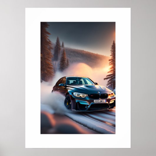 Poster-Sportwagen Poster (Vorne)