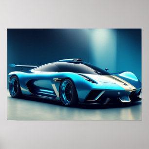 Poster-Sportwagen Poster