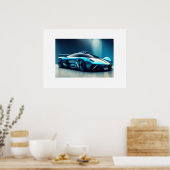 Poster-Sportwagen Poster (Küche)