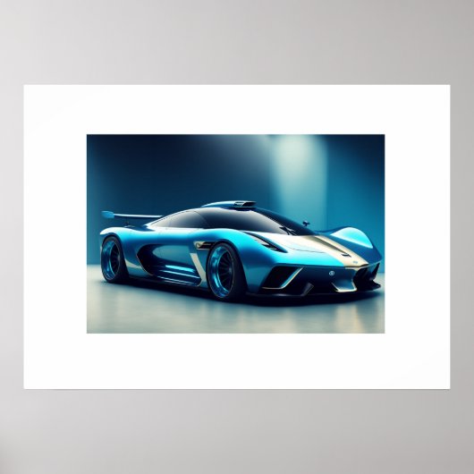 Poster-Sportwagen Poster (Vorne)