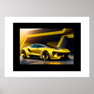 Poster-Sportwagen Poster