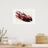 Poster-Sportwagen Poster (Küche)