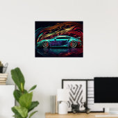 Poster-Sportwagen Poster (Heimbüro)