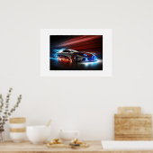 Poster-Sportwagen Poster (Küche)
