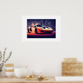 Poster-Sportwagen Poster (Küche)