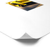 Poster-Sportwagen Poster (Ecke)