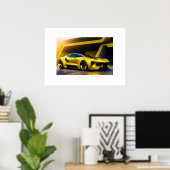 Poster-Sportwagen Poster (Heimbüro)