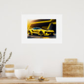 Poster-Sportwagen Poster (Küche)