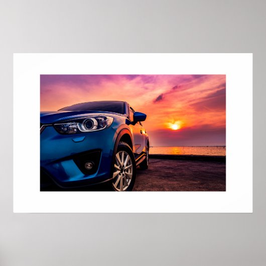 Poster-Sportwagen Poster (Vorne)