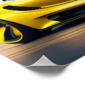 Poster-Sportwagen Poster (Ecke)