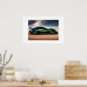 Poster-Sportwagen Poster (Küche)