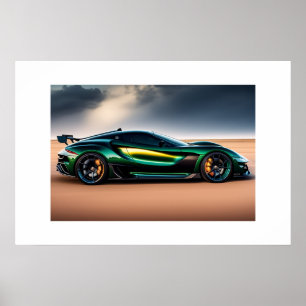 Poster-Sportwagen Poster