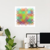 Poster square abstract (Heimbüro)