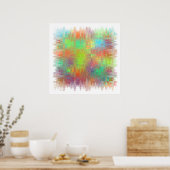 Poster square abstract (Küche)