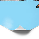 Poster Stadttaube Illustration (Ecke)