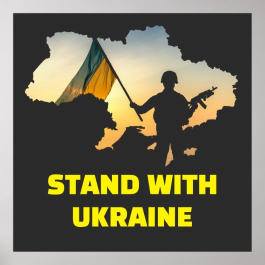 Poster-Stand für die Ukraine Poster (Vorne)