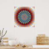 Poster-Star-Blume Poster (Küche)