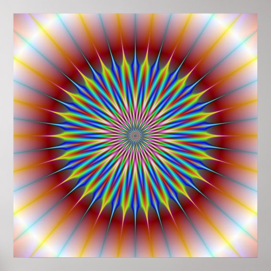 Poster-Star-Blume Poster (Vorne)