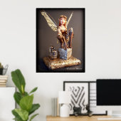 Poster "Steampunk Fairy" (Heimbüro)