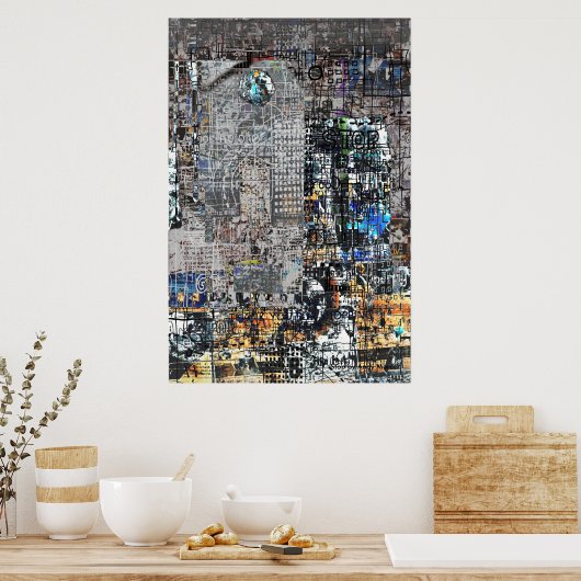 Poster "Stopp" (Küche)