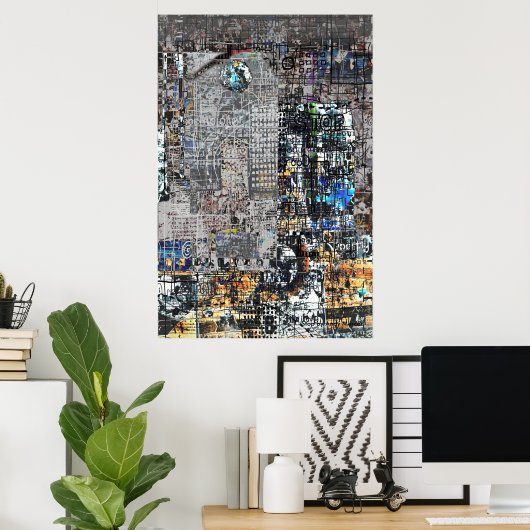 Poster "Stopp" (Heimbüro)