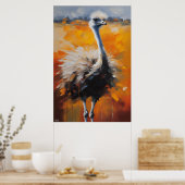 Poster | Strauß | Ölmalerei (Küche)