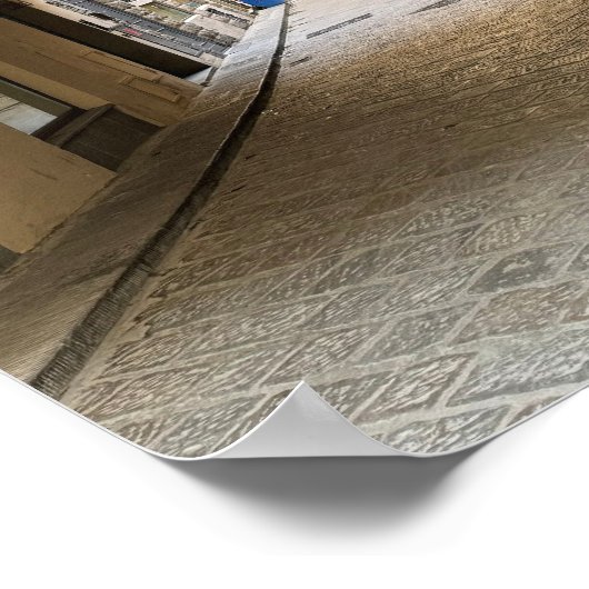 Poster Street of Florence Italy (Ecke)