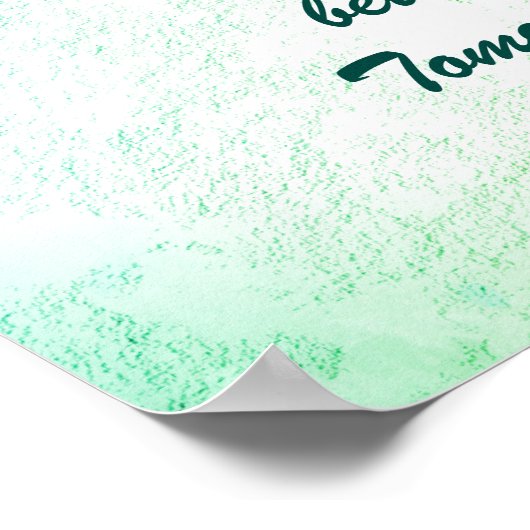 Poster "Stronger als gestern" (Ecke)