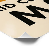 Poster Style Mid Century Modern Martini (Ecke)