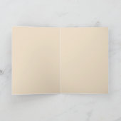 Poster Style Mid Century Modern Martini Karte (Innenseite)