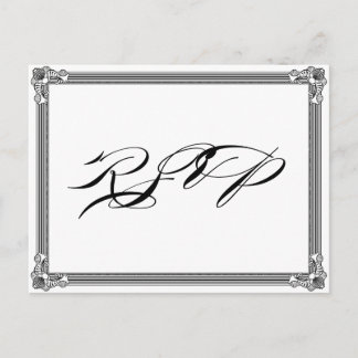 Poster Style Red & Black DIY UAWG Postcard Einladungspostkarte