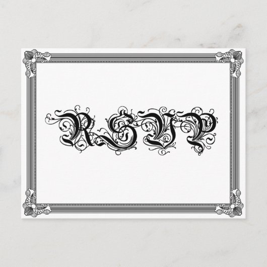 Poster Style Red & Black DIY UAWG Postcard Einladungspostkarte (Vorderseite)