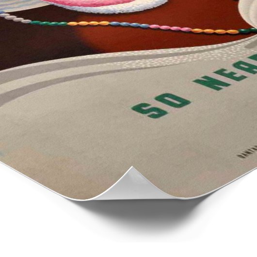 Poster - Südafrika von Qantas (Ecke)