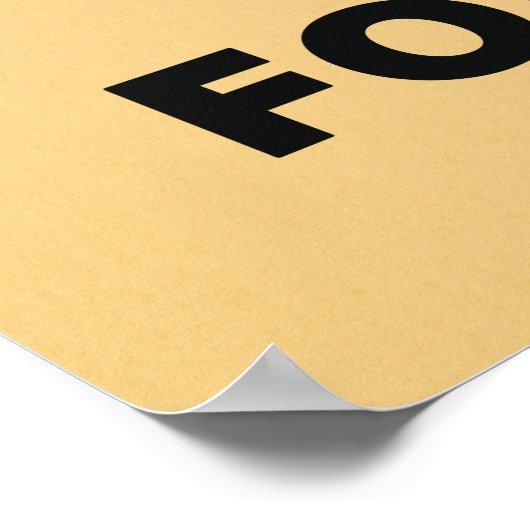 Poster "Sue for Victory" (Ecke)