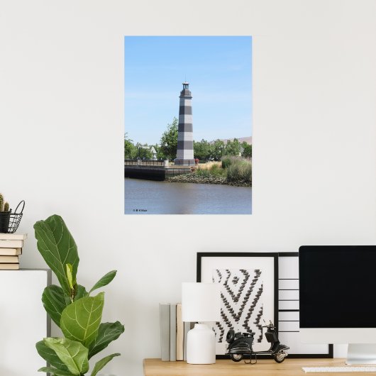 Poster - Suisun Harbour Lighthouse (Heimbüro)