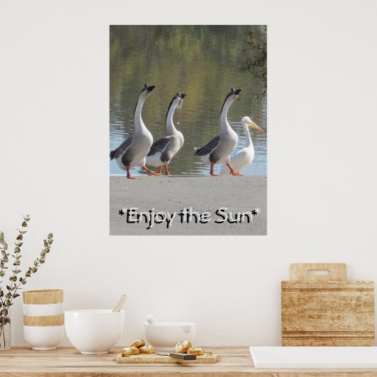 Poster - Sun Love Ges (Küche)