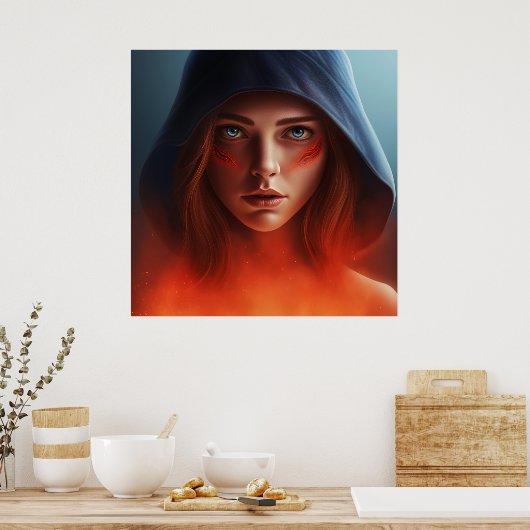 Poster Superheld (Küche)