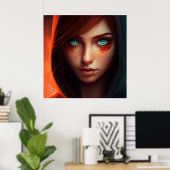 Poster Superheld (Heimbüro)